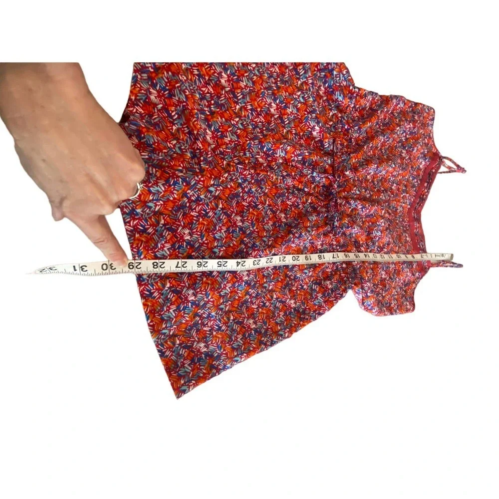 Forever‎ 21 Red Floral Cami Strap Romper